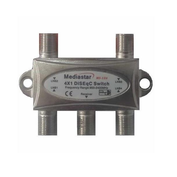 سوئیچ آنتن 4 به 1 مدیا استار  مدل ms-1x4 FullHd